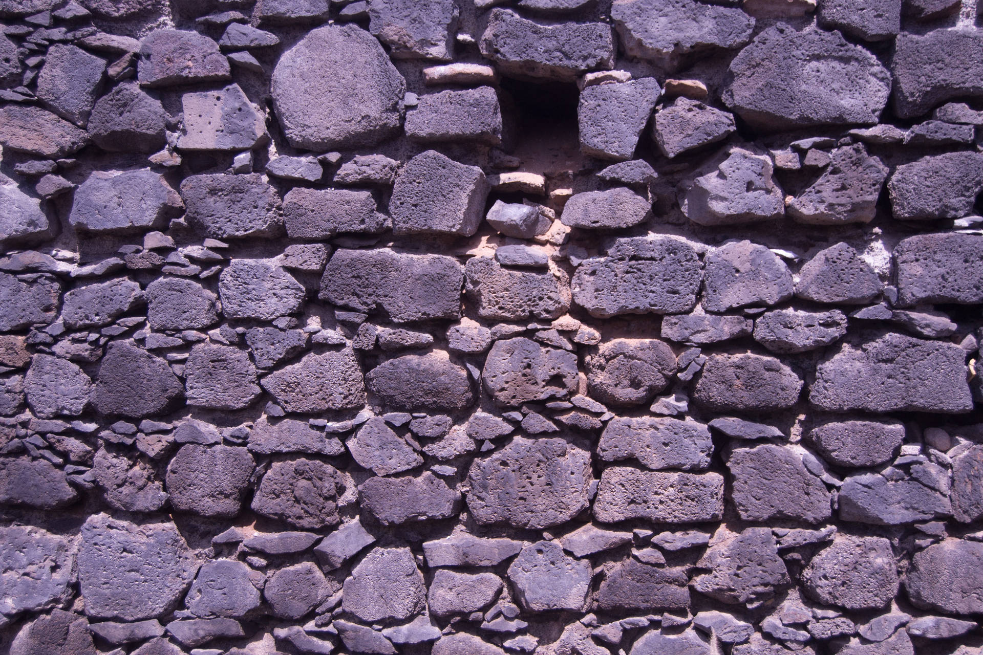 Textured Rocky Brick Wall Wallpaper