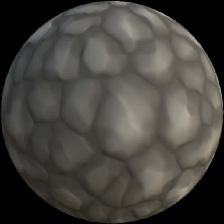 Textured Sphere3 D Render PNG