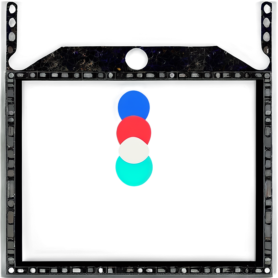 Textured Video Frame Background Png 06262024 PNG