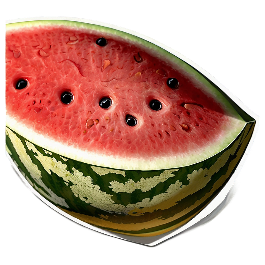 Textured Watermelon Slice Png 92 PNG