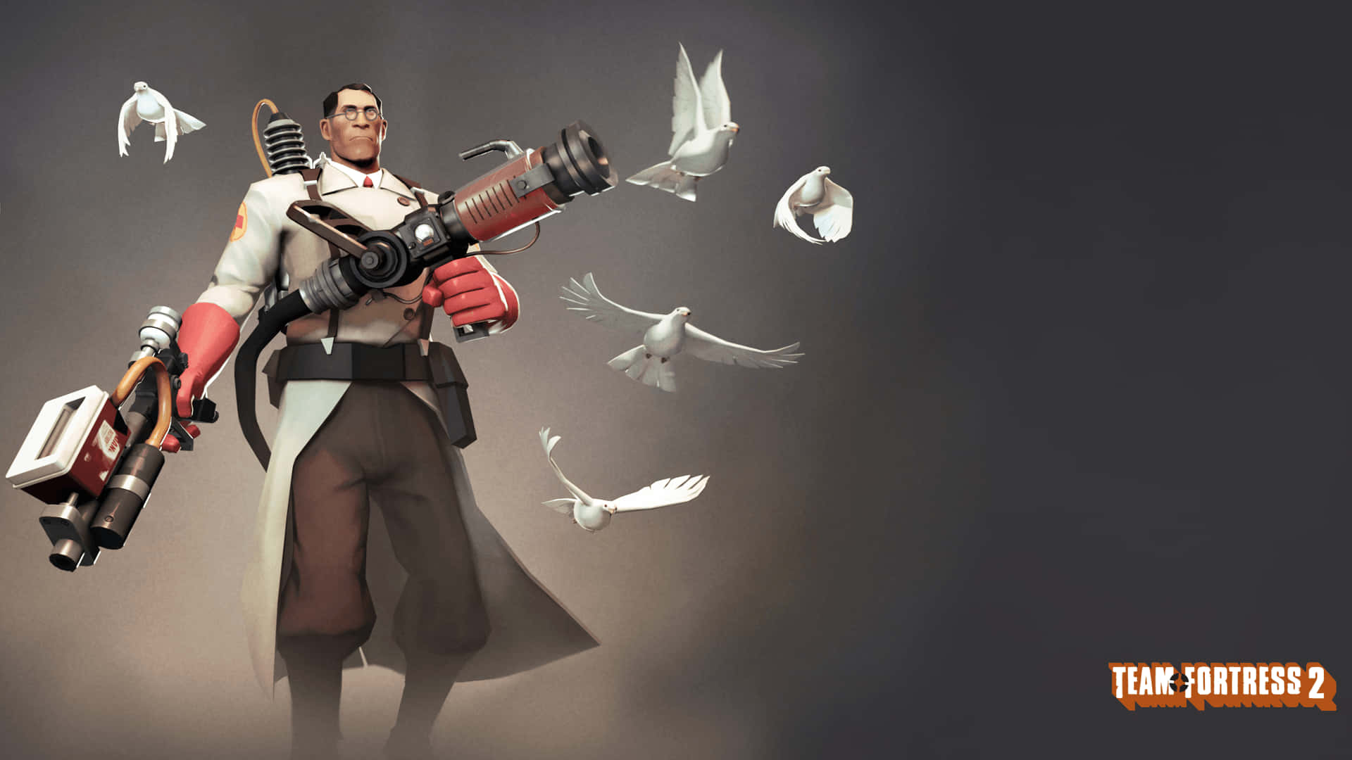 Team Fortress 2 gaming characters ready to battle