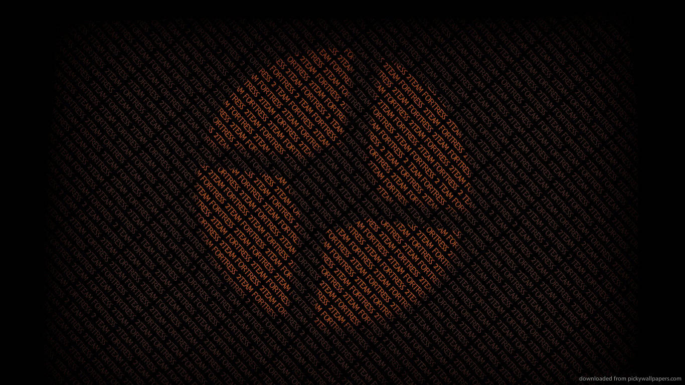 Detofficiella Logotypen För Team Fortress 2. Wallpaper