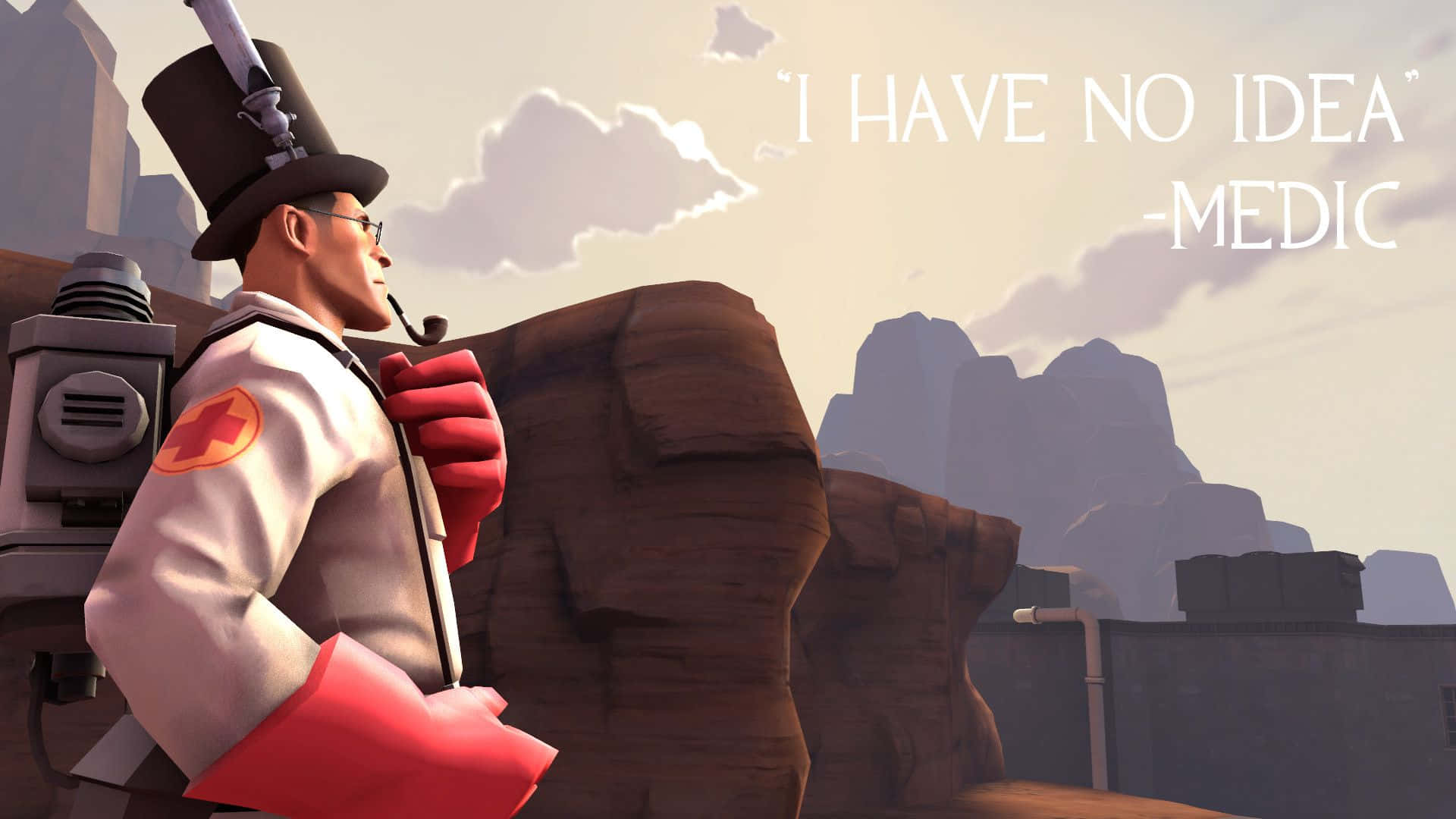 Tf2 Medic Video Game Quote Wallpaper
