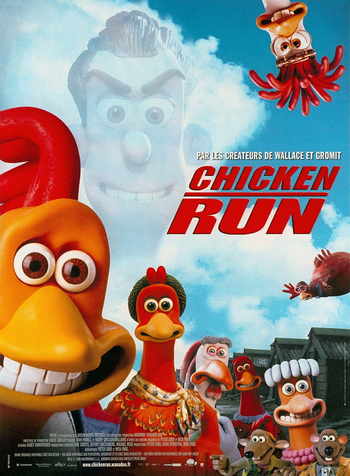 Th Chicken Run Movie Casts Wallpaper