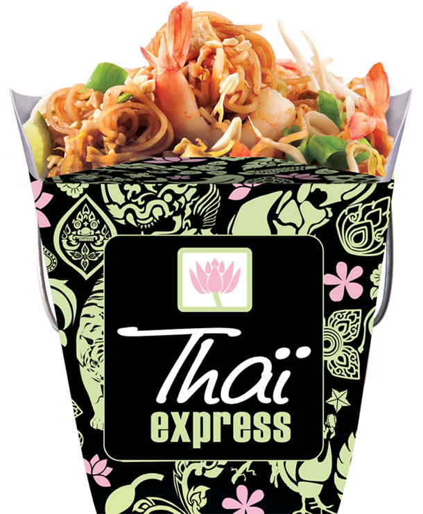 Thai Express Noodle Box PNG