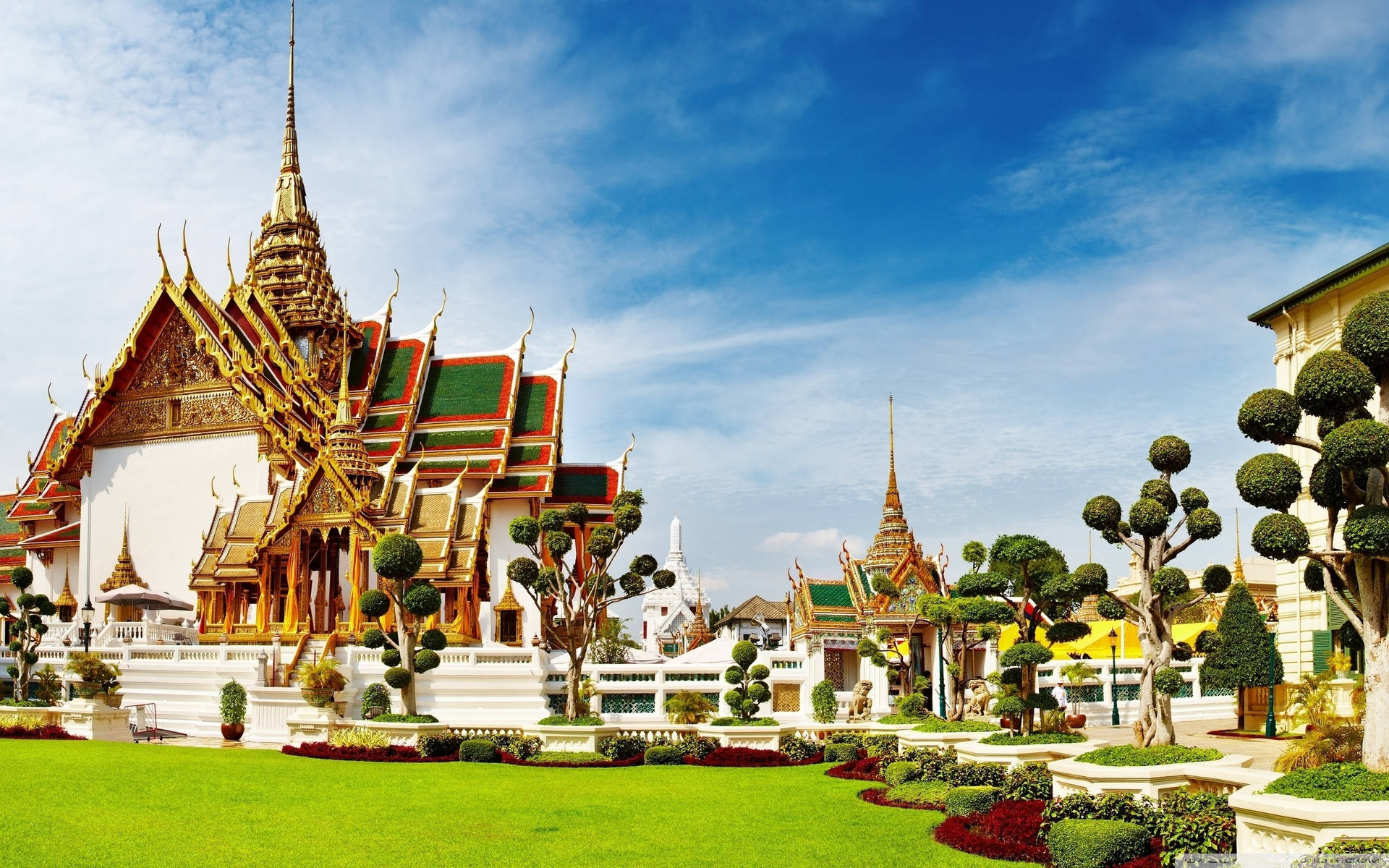 Palaciogrande De Bangkok De Tailandia Fondo de pantalla