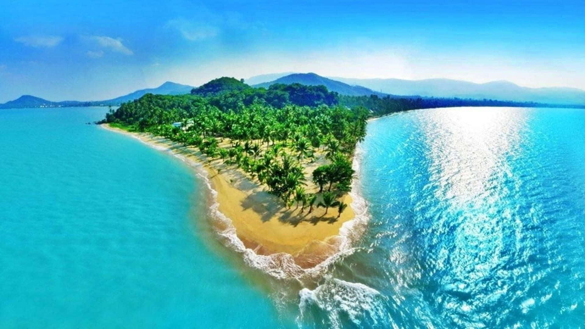Impresionanteparaíso De Playa En Tailandia Fondo de pantalla