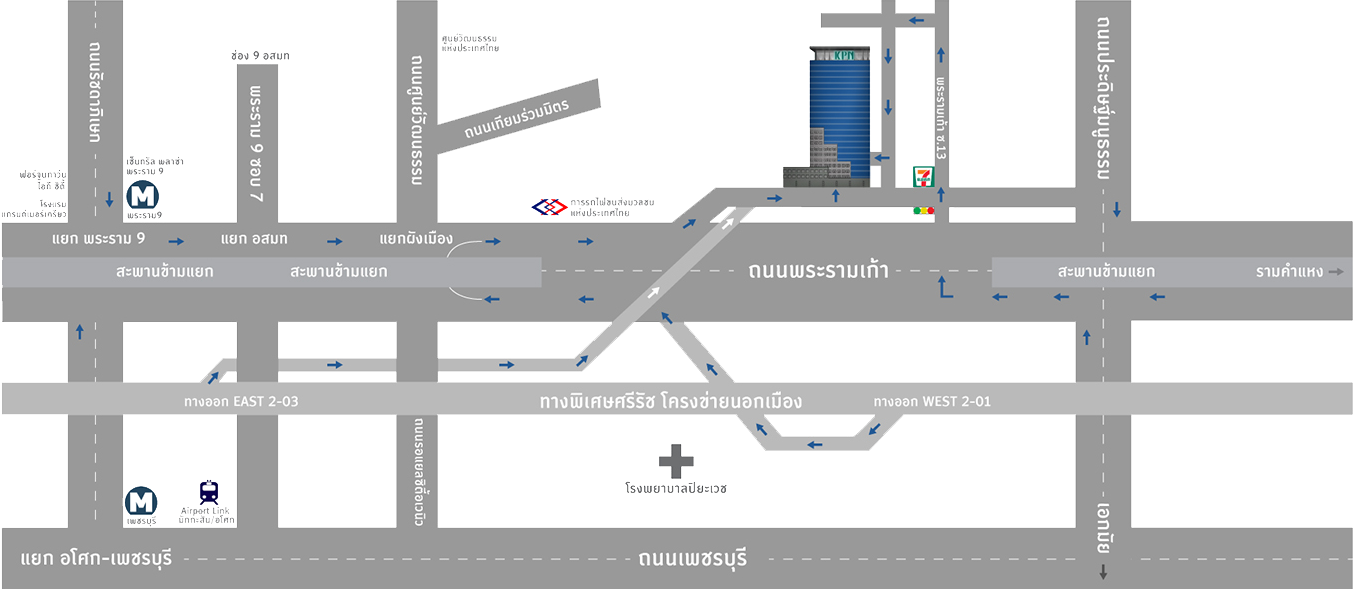 Thailand Exhibition Center Map PNG