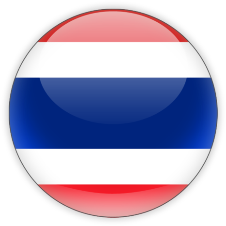 Thailand Flag Button PNG