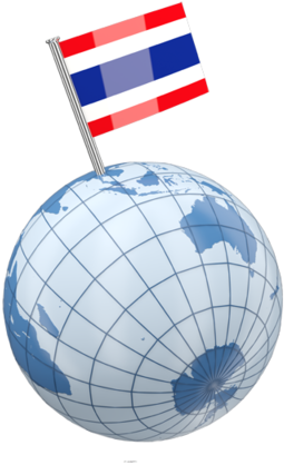 Thailand Flagon Globe PNG