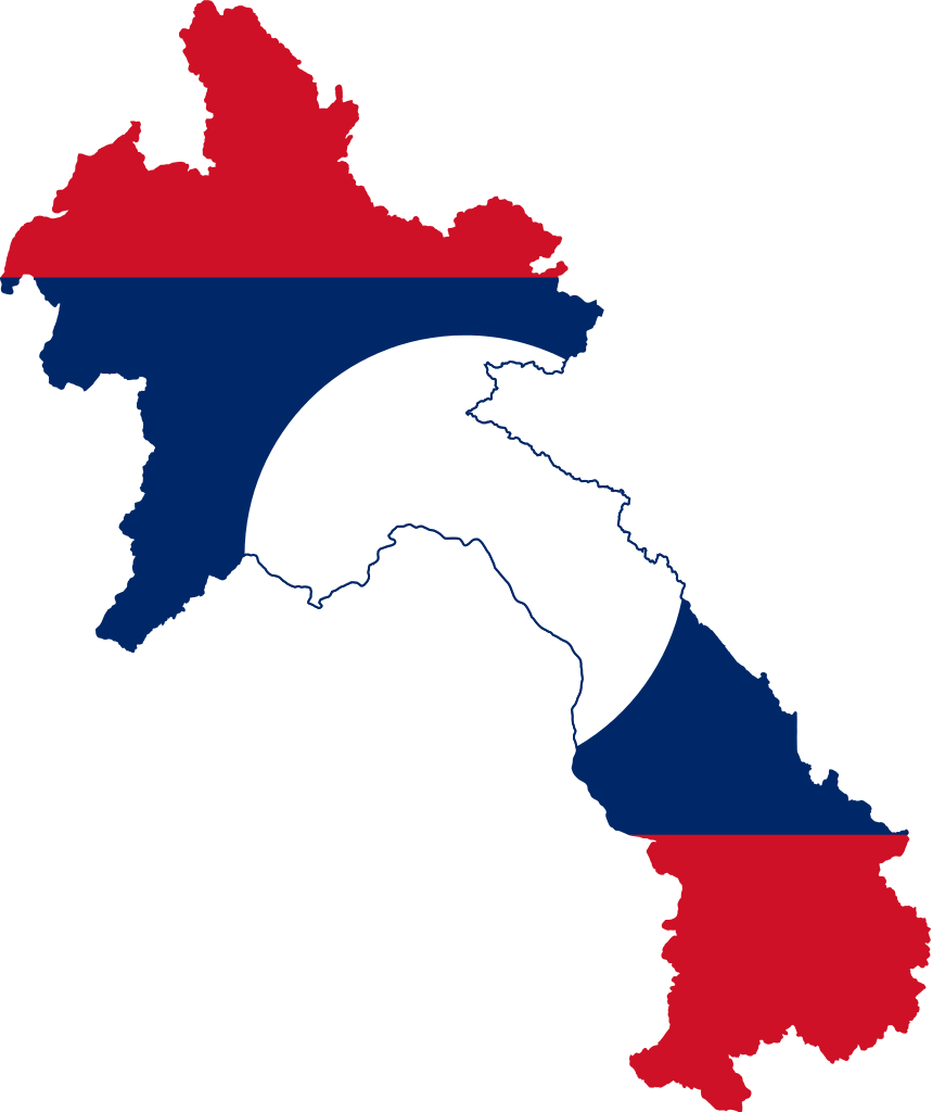 Thailand Map Flag Design PNG