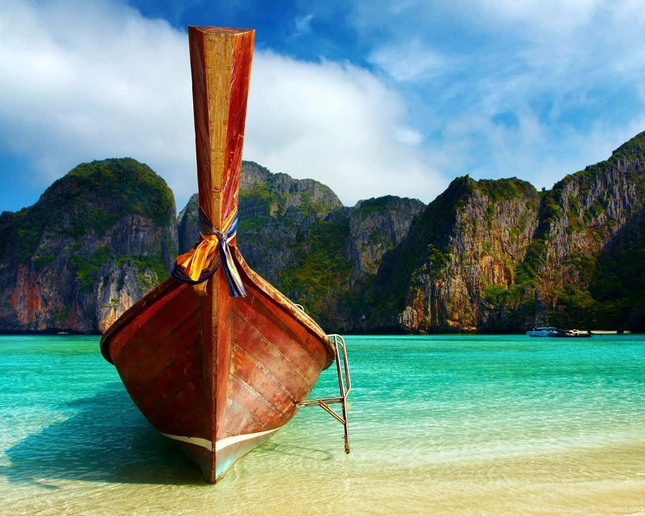 Herrlicherblick Auf Den Golf Von Thailand
