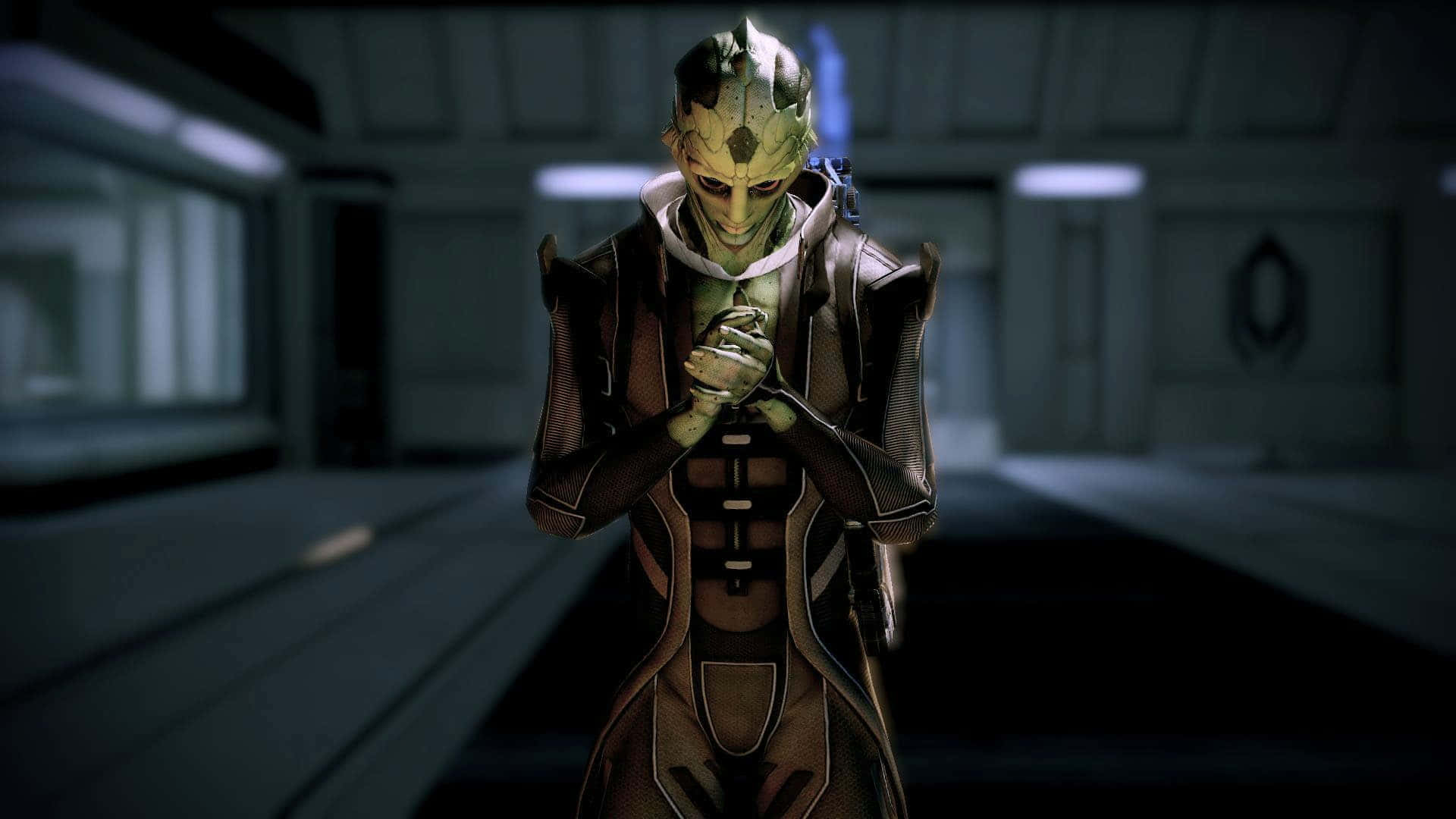 Thane Krios - A Deadly Assassin from Mass Effect 2 Wallpaper