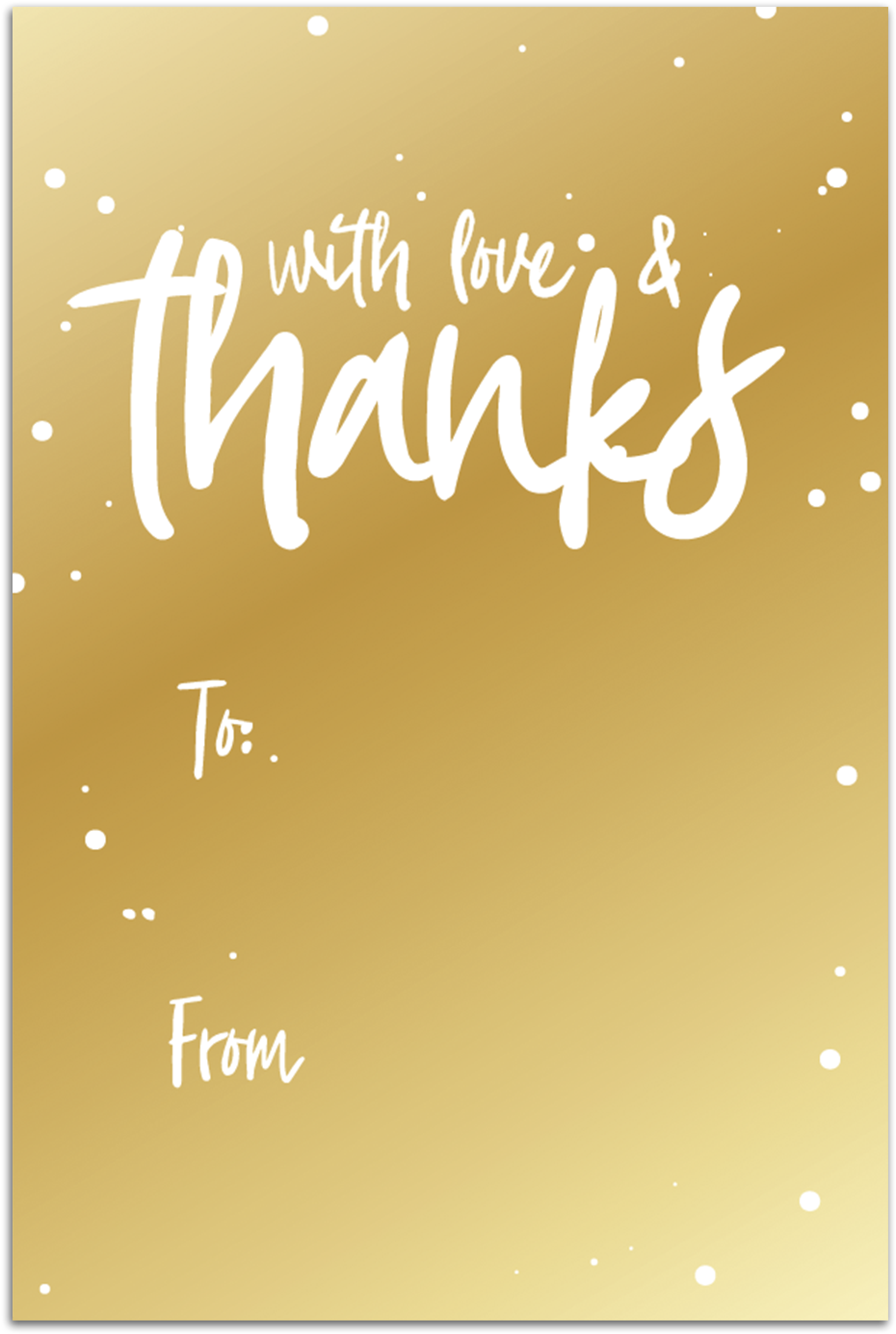 Thank You Card Design PNG