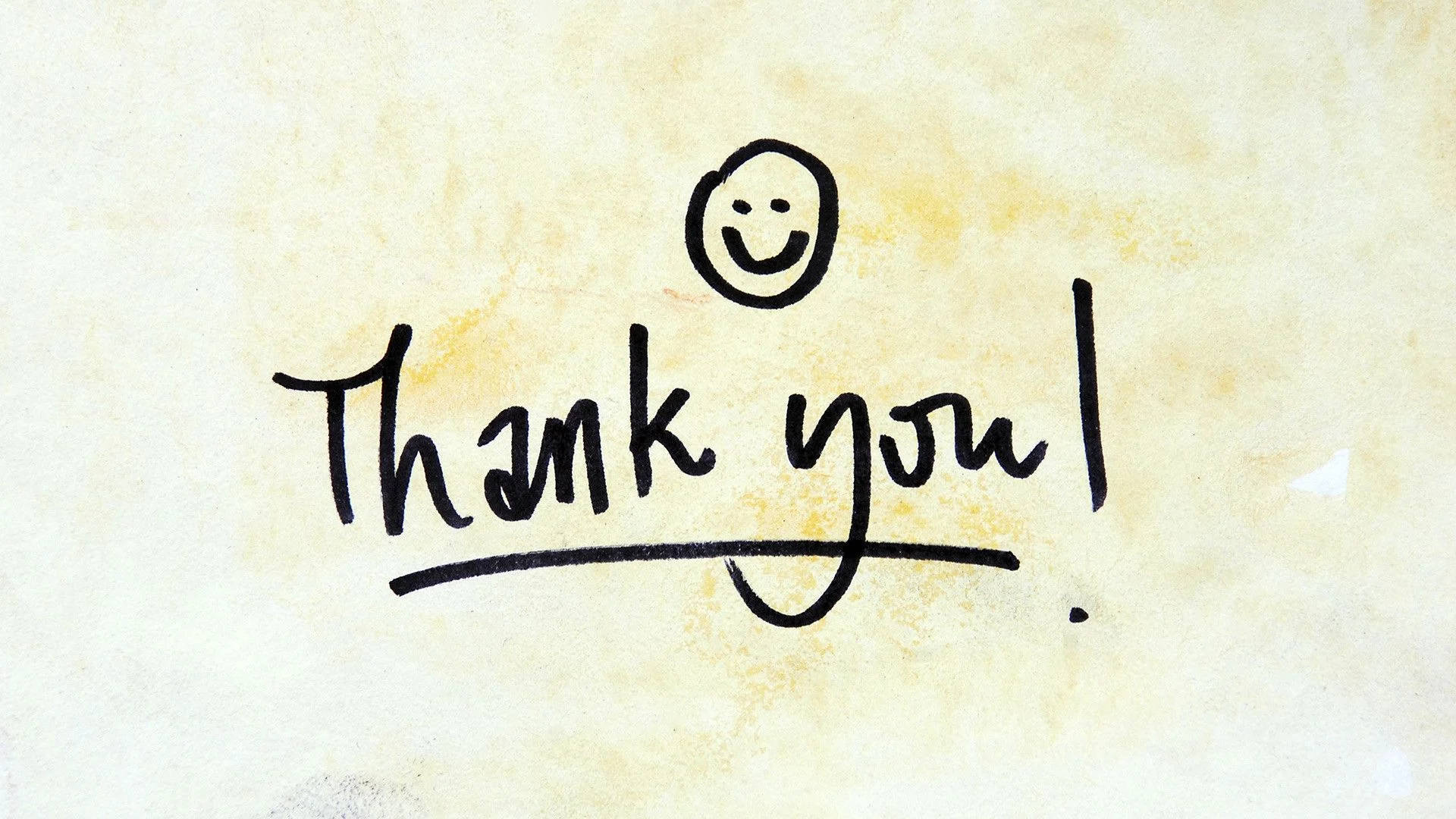 Thank You With Smiley Wallpaper