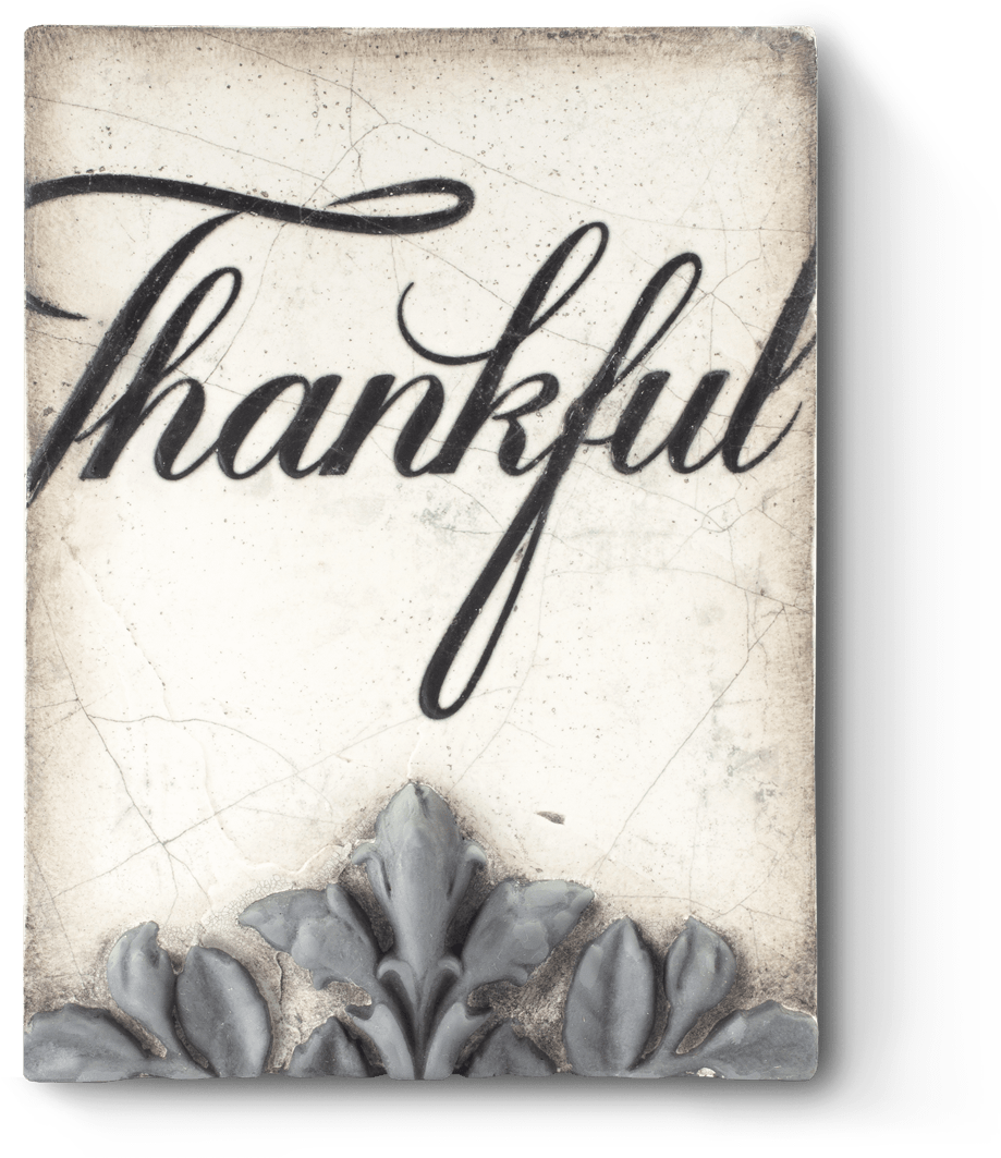 Thankful Embossed Journal Cover PNG