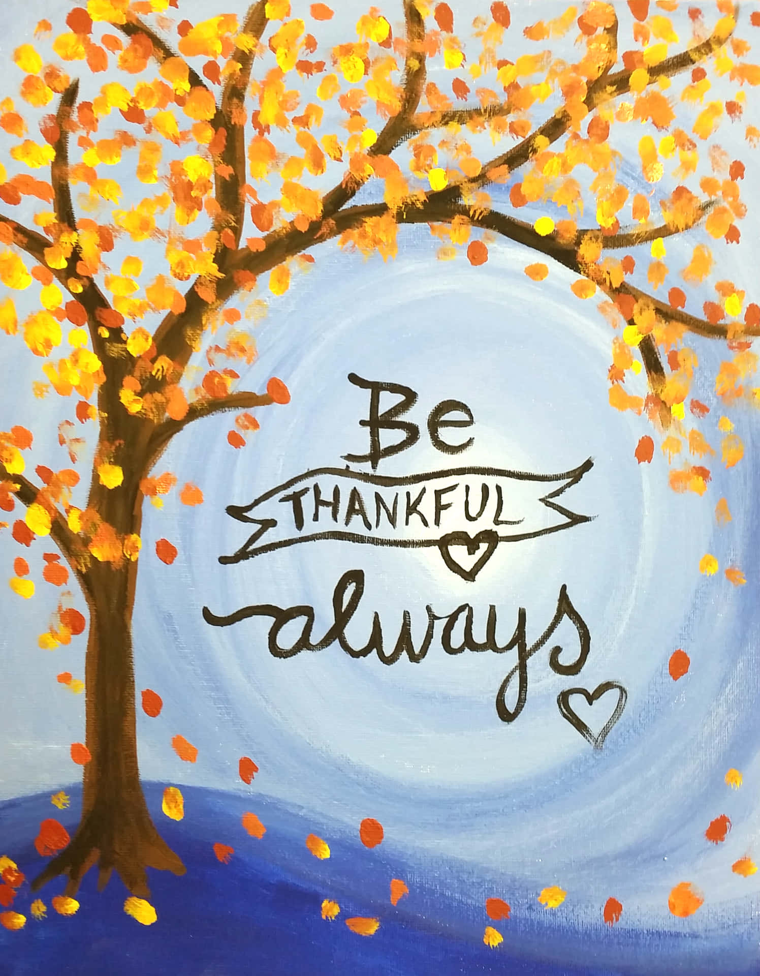 "Be thankful for the little moments that bring joy into your life"