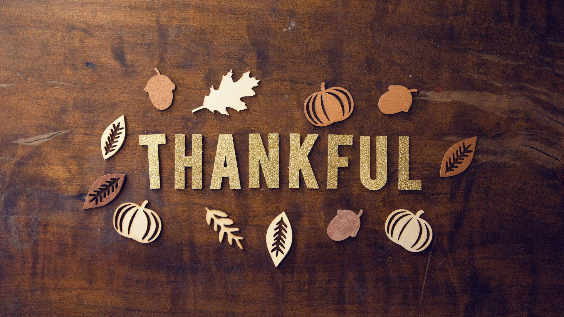 Thanksgiving Aesthetic Lettering Wallpaper