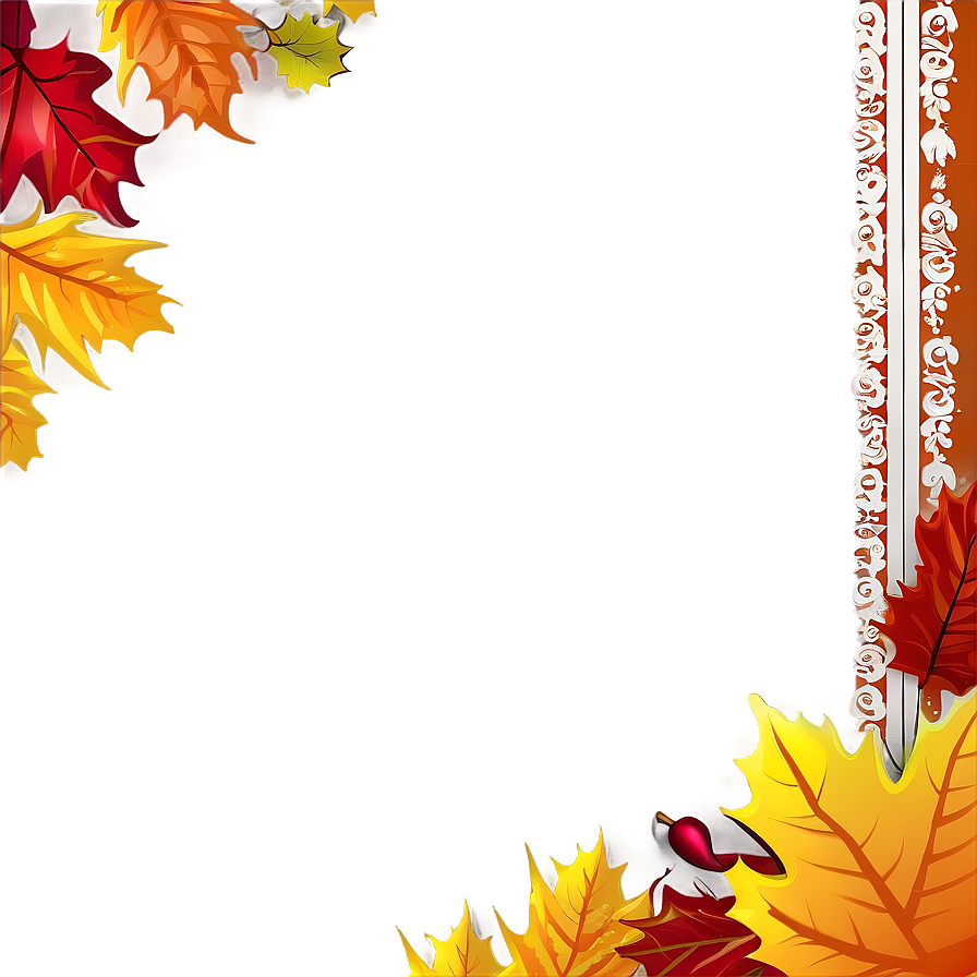 Thanksgiving Border Clipart Png Nso97 PNG