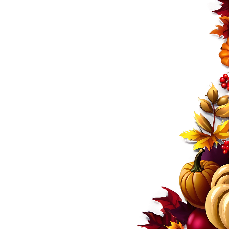 Thanksgiving Border Png Gsd PNG