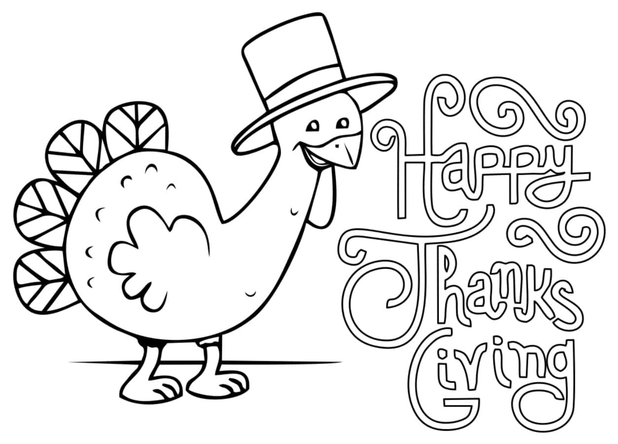 Have Fun Coloring These Thanksgiving Scenes
