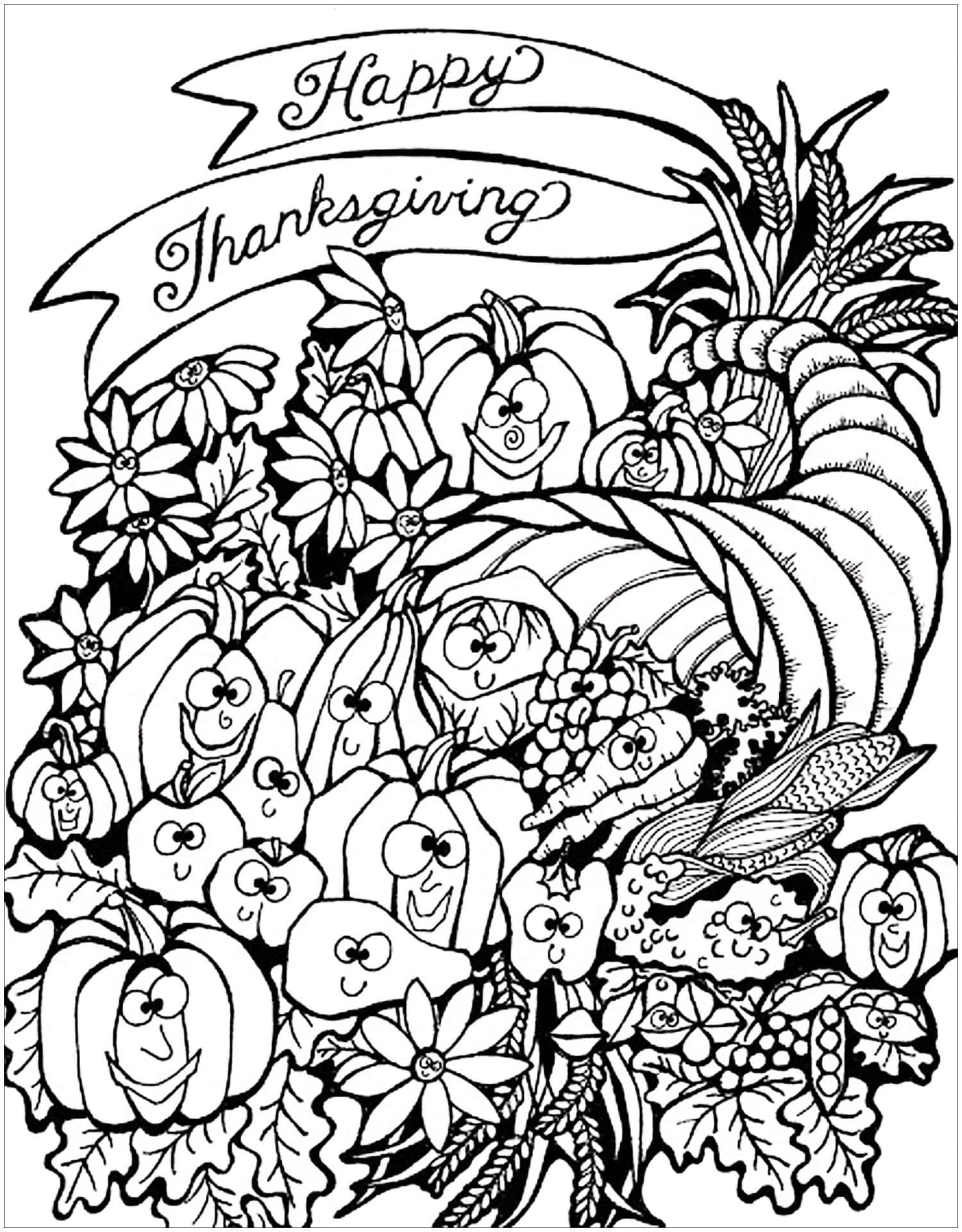 Spread the Joy of Thanksgiving with Coloring