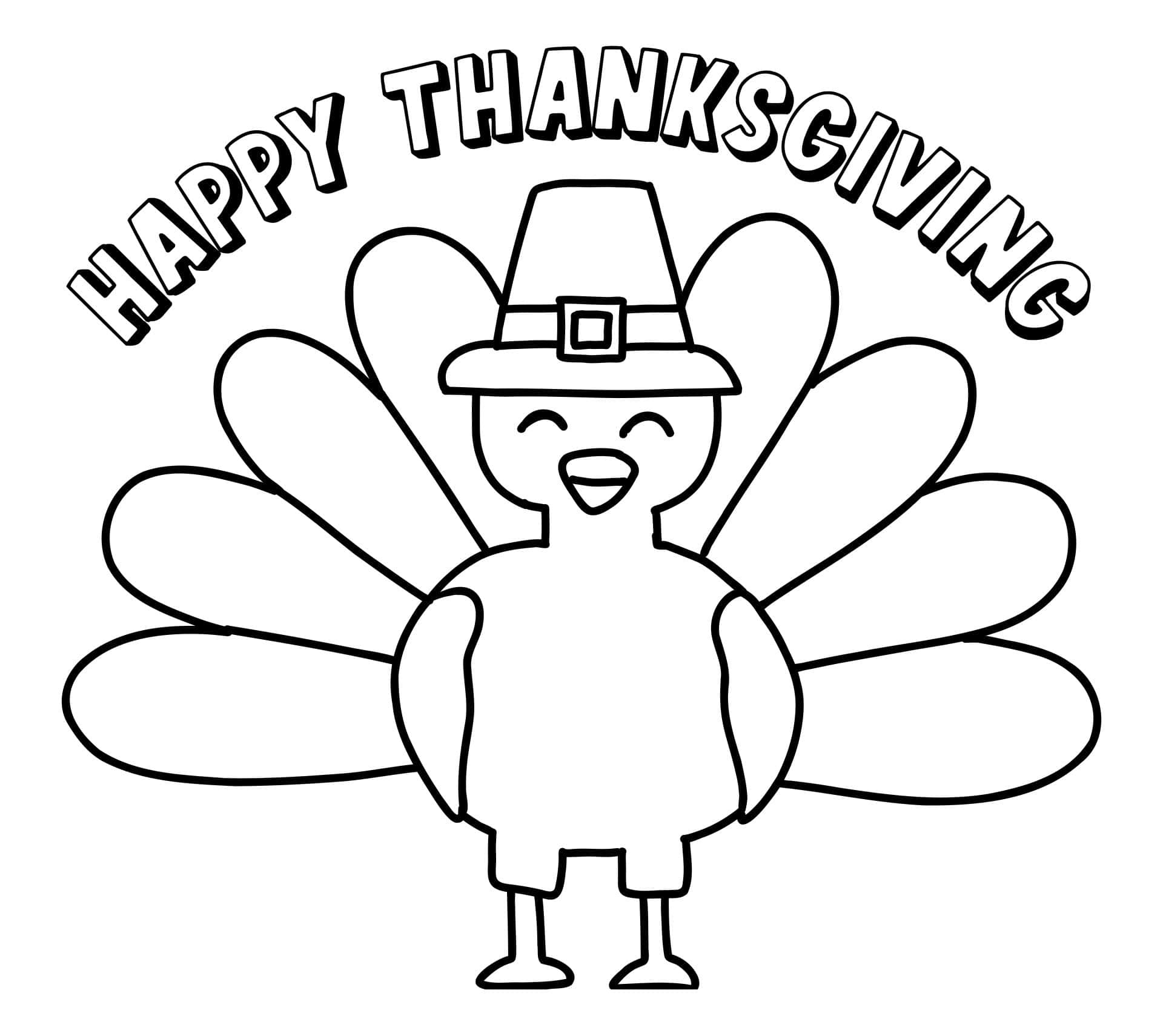 Thanksgiving Coloring Pages For Kids Free Printable