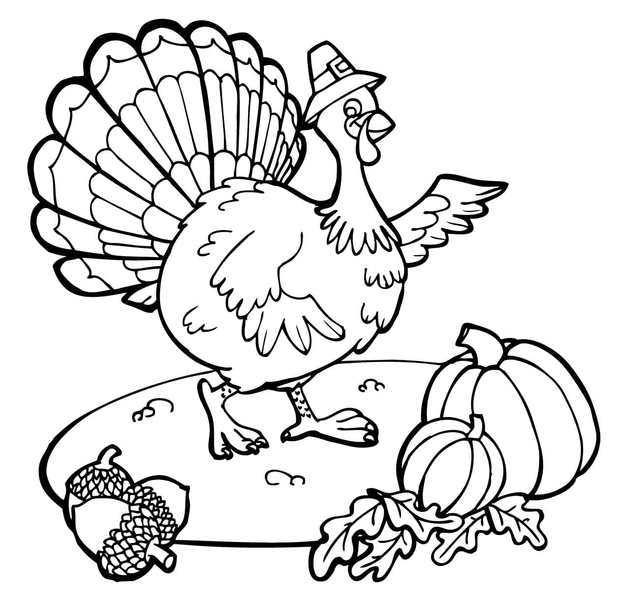 thanksgiving coloring pages for kids printable