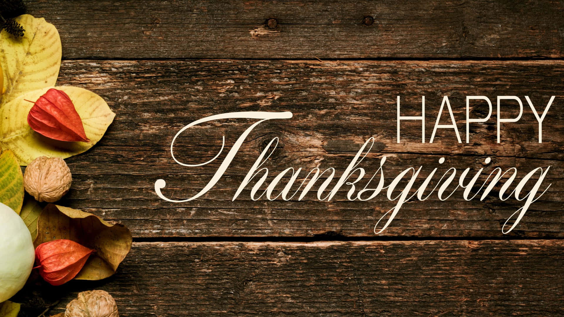 Celebrate a golden autumn with Thanksgiving Desktop! Wallpaper
