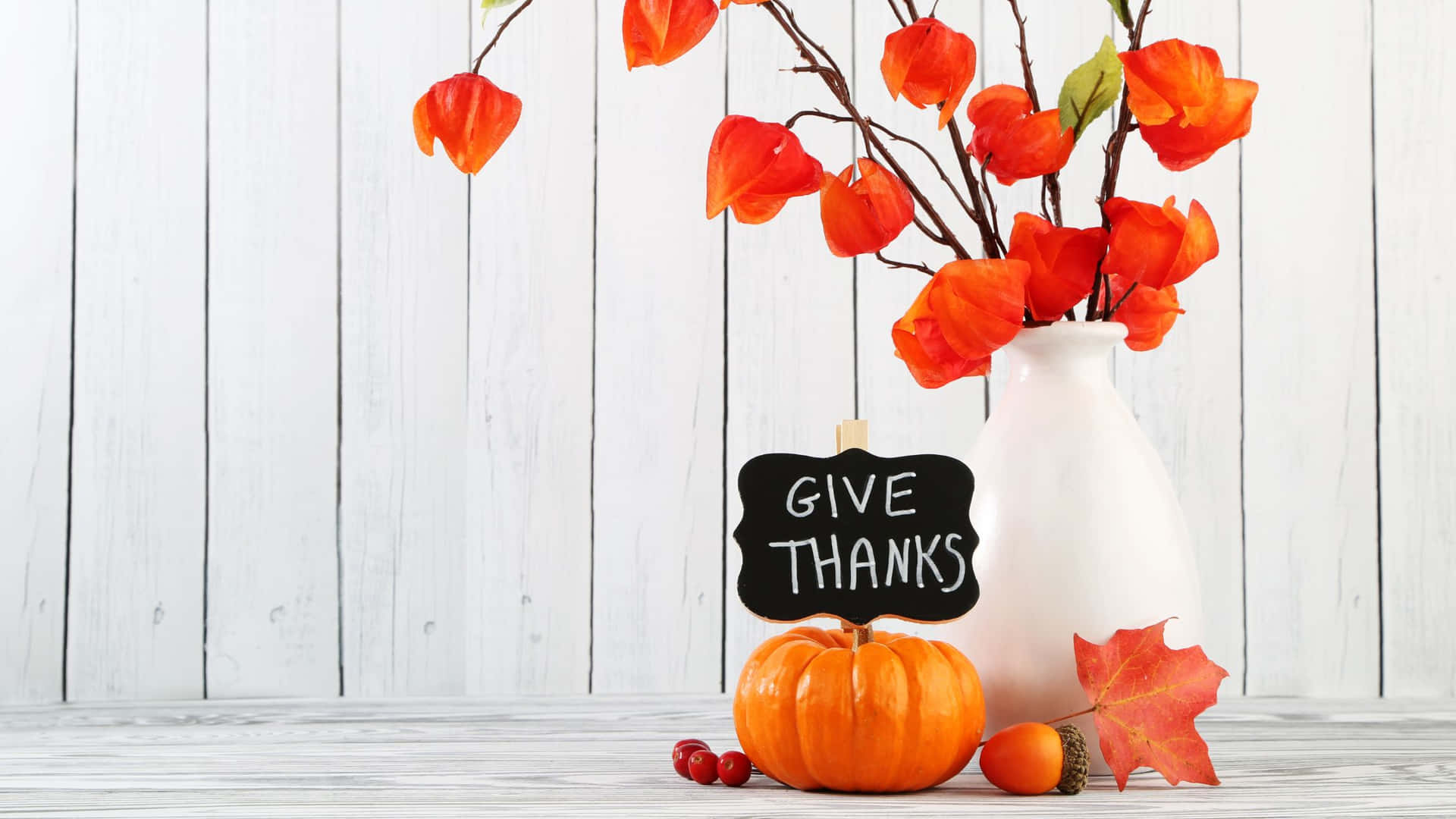 Celebrael Día De Acción De Gracias Con Comida Deliciosa Y Alegría Fondo de pantalla