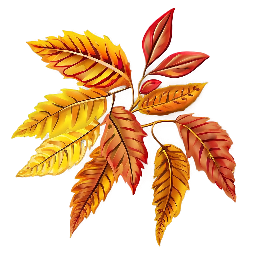 Thanksgiving Fall Leaves Png 05042024 PNG