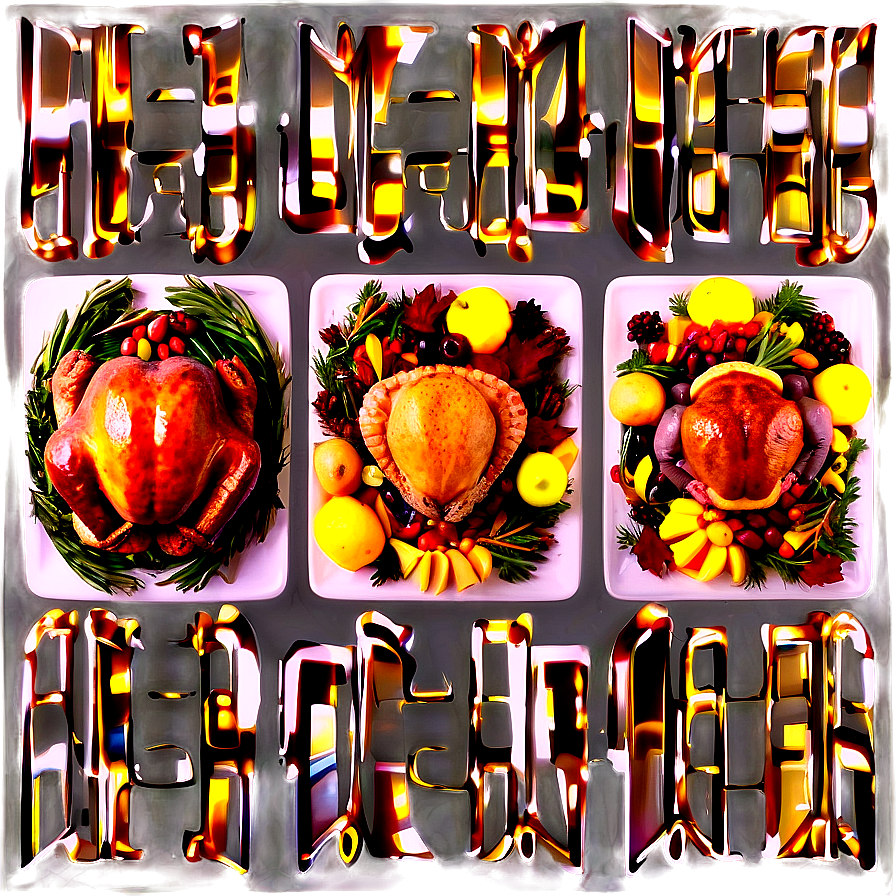 Thanksgiving Feast Table Images Png 86 PNG