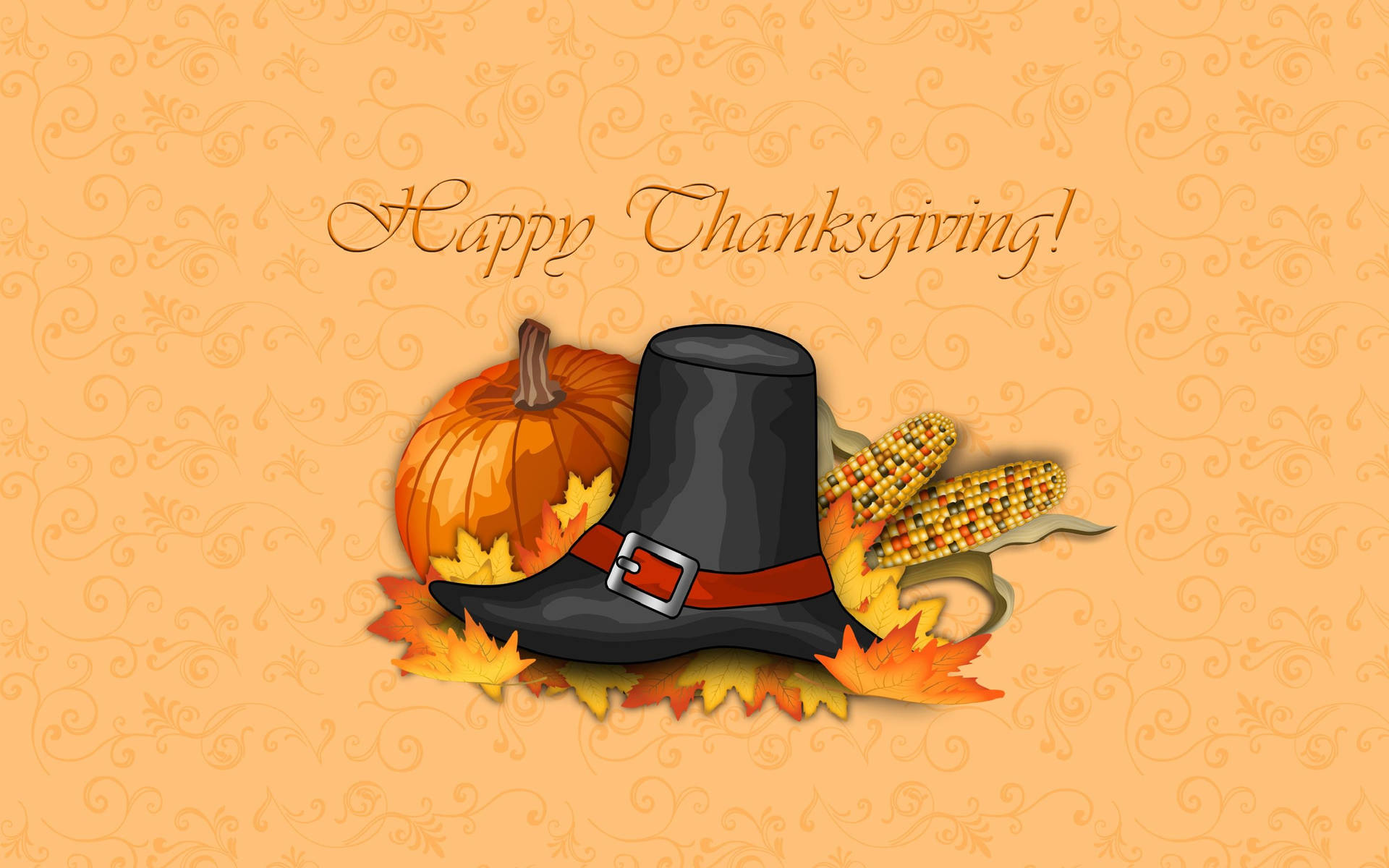 "Thanksgiving Greetings!" Wallpaper