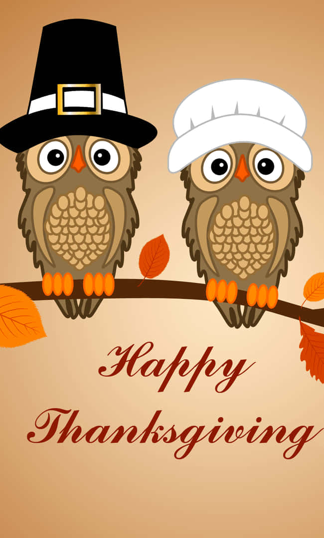 Feiernsie Thanksgiving Mit Freunden, Familie Und Geliebten Menschen - Rufen Sie Noch Heute An! Wallpaper