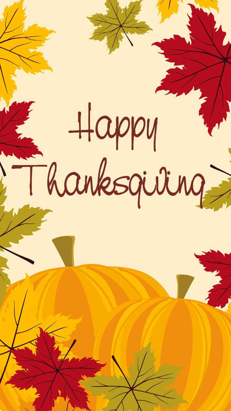 Verbindedich Mit Deinen Freunden Und Deiner Familie Und Sei Gesellig An Diesem Thanksgiving. Wallpaper