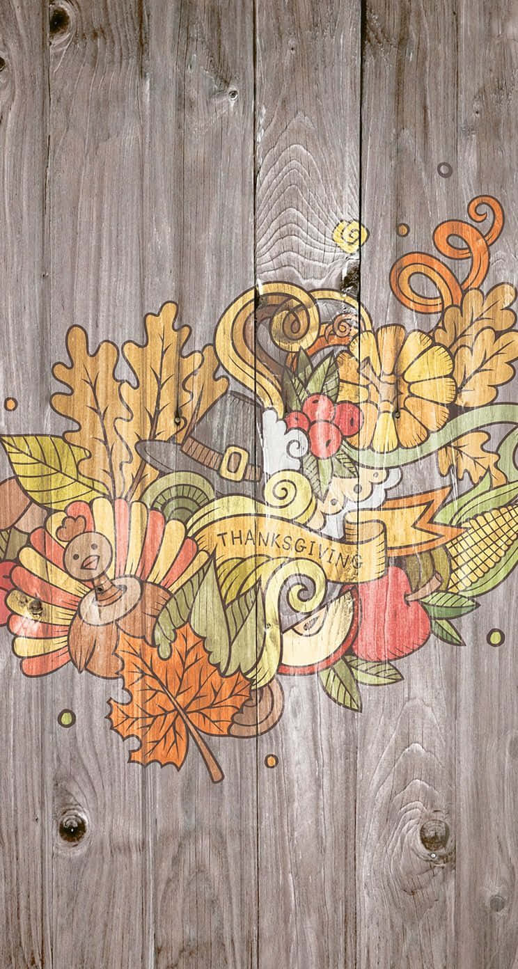 Nyd Thanksgiving Traditioner på din telefon Wallpaper