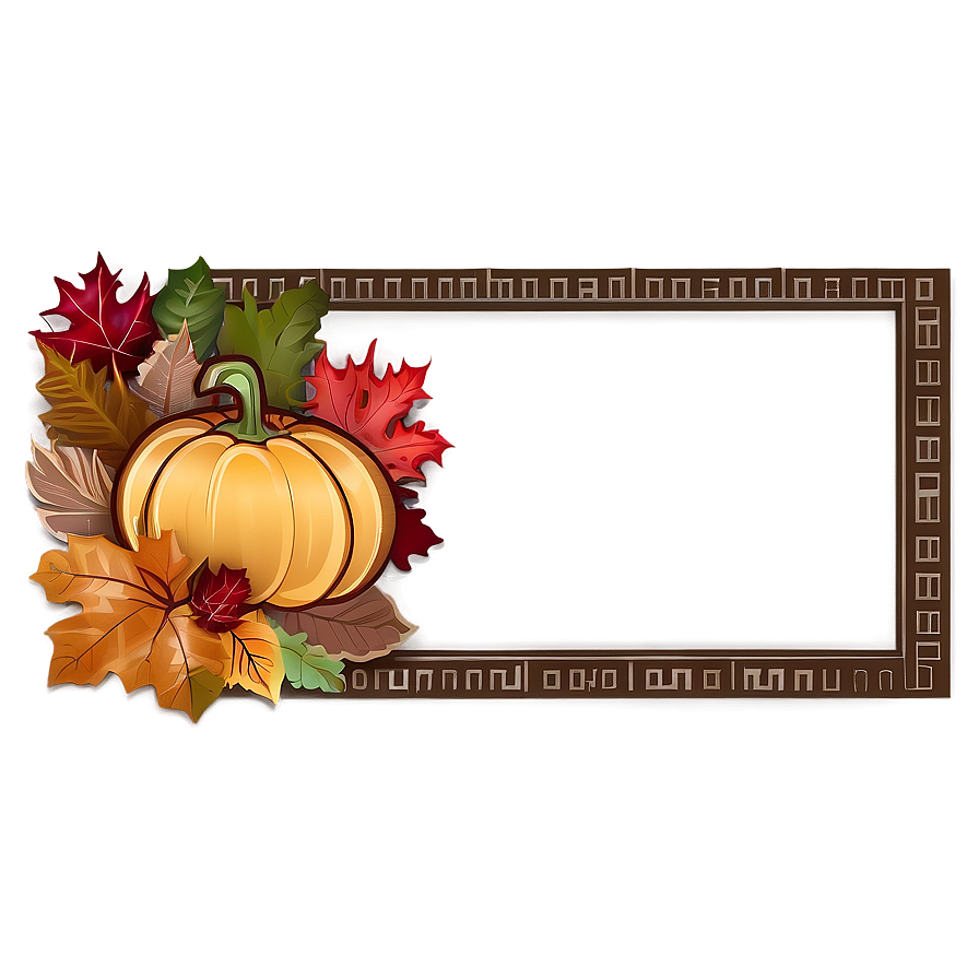 Thanksgiving Quote Border Png 72 PNG