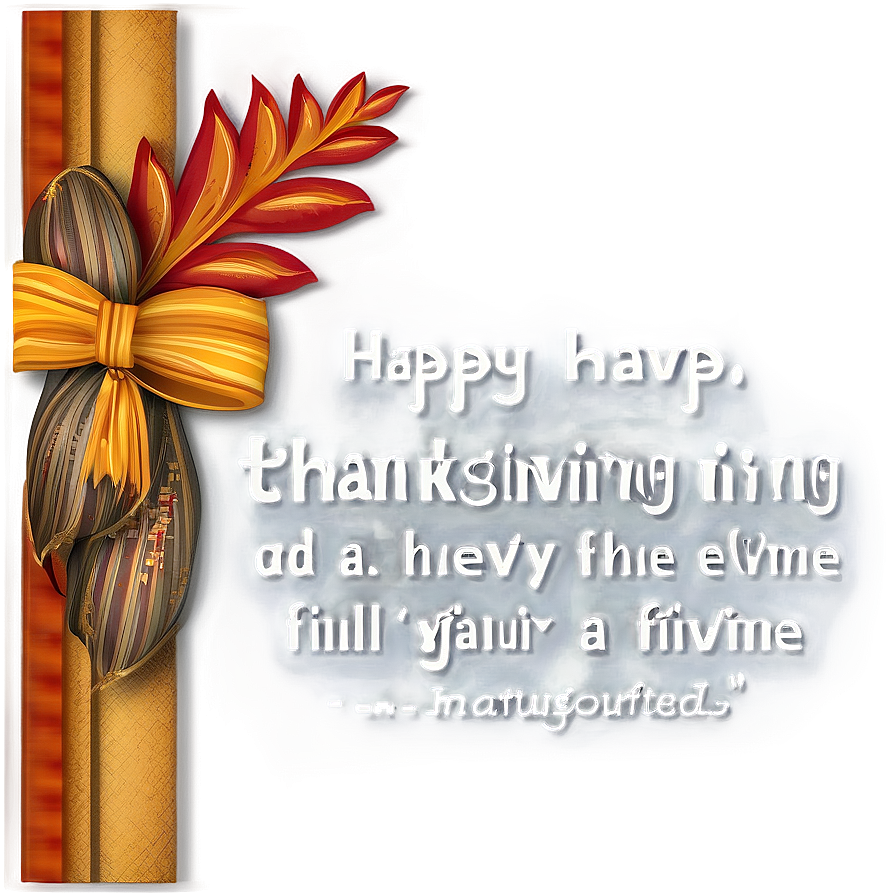 Thanksgiving Quote Border Png Hfx17 PNG