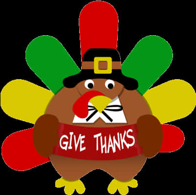 Thanksgiving Turkey Cartoon Graphic PNG