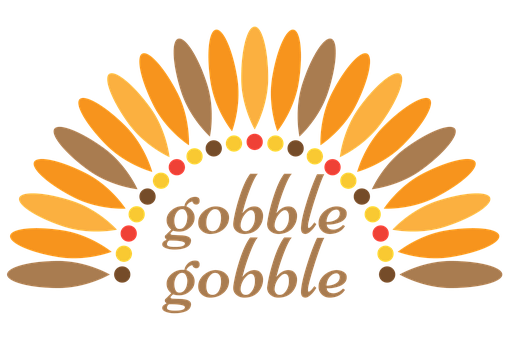 Thanksgiving Turkey Graphic Gobble Gobble PNG