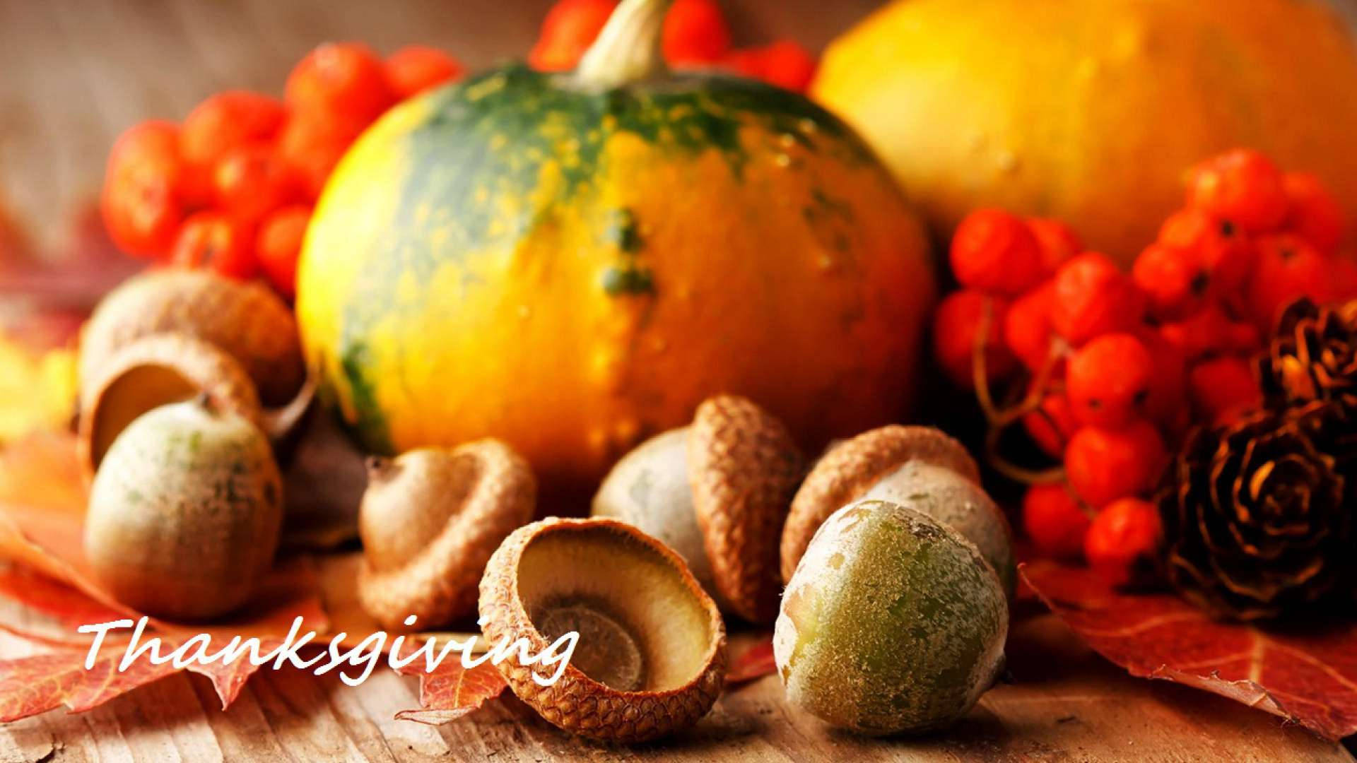 Thanksgiving Vegetables Close-up Wallpaper