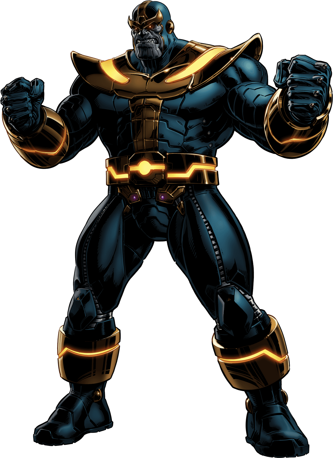 Thanos Comic Character Pose PNG