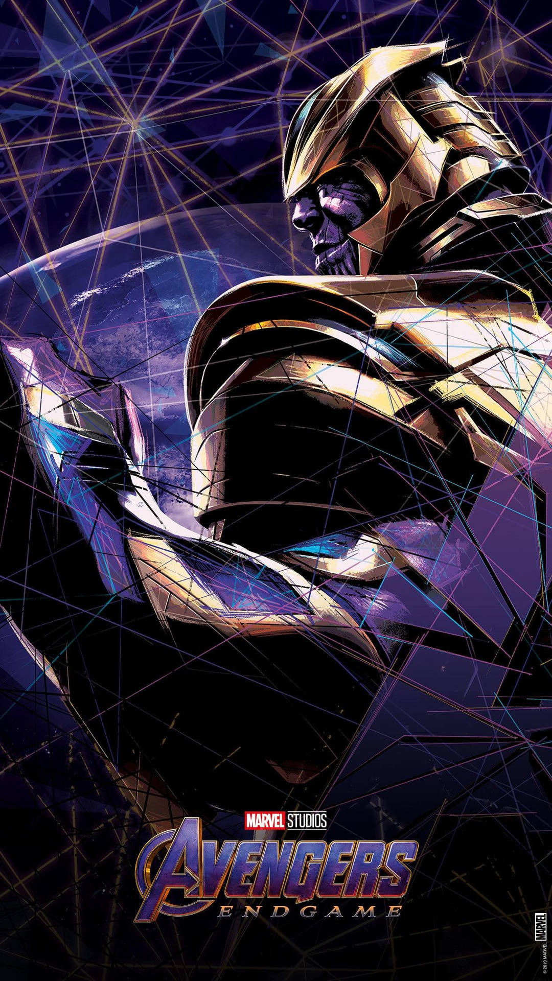 Download Thanos Endgame Poster 4k Marvel Iphone Wallpaper 
