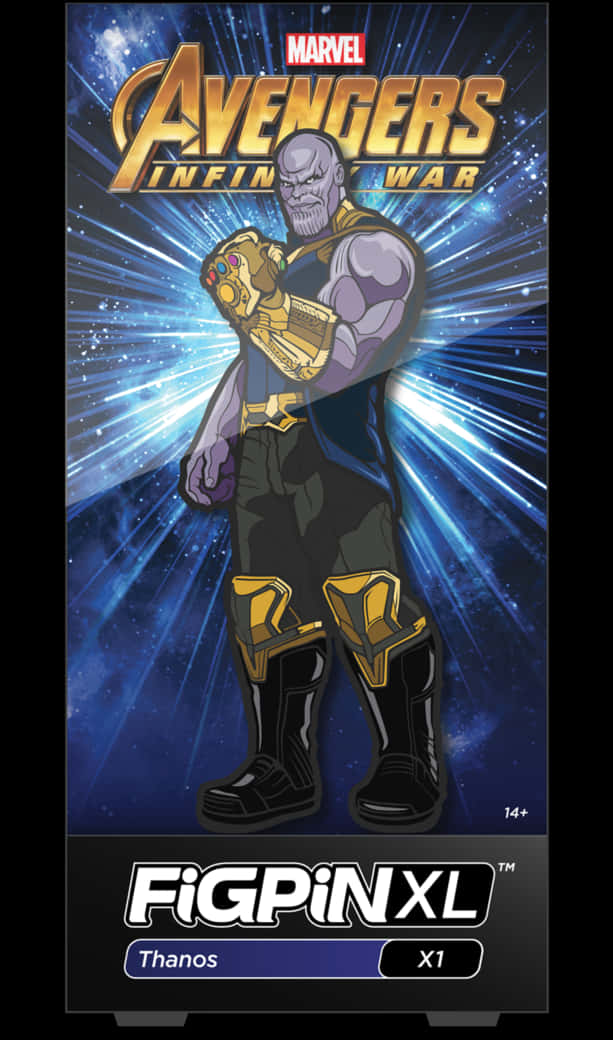 Thanos Infinity War Figpin X L PNG