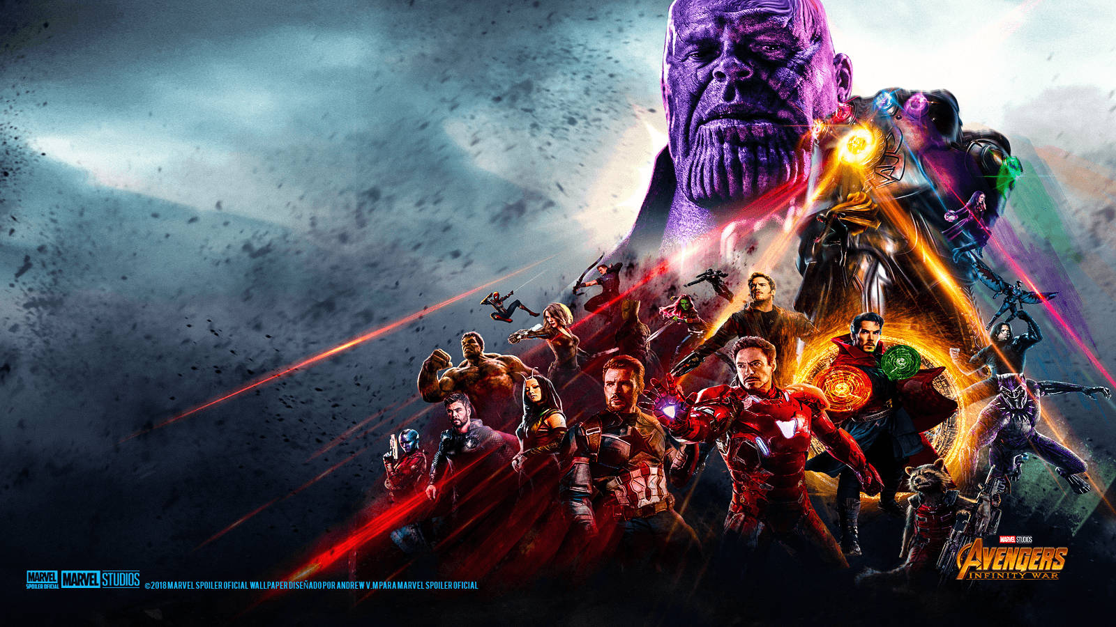 Thanos Invasion In Avengers Infinity War Wallpaper