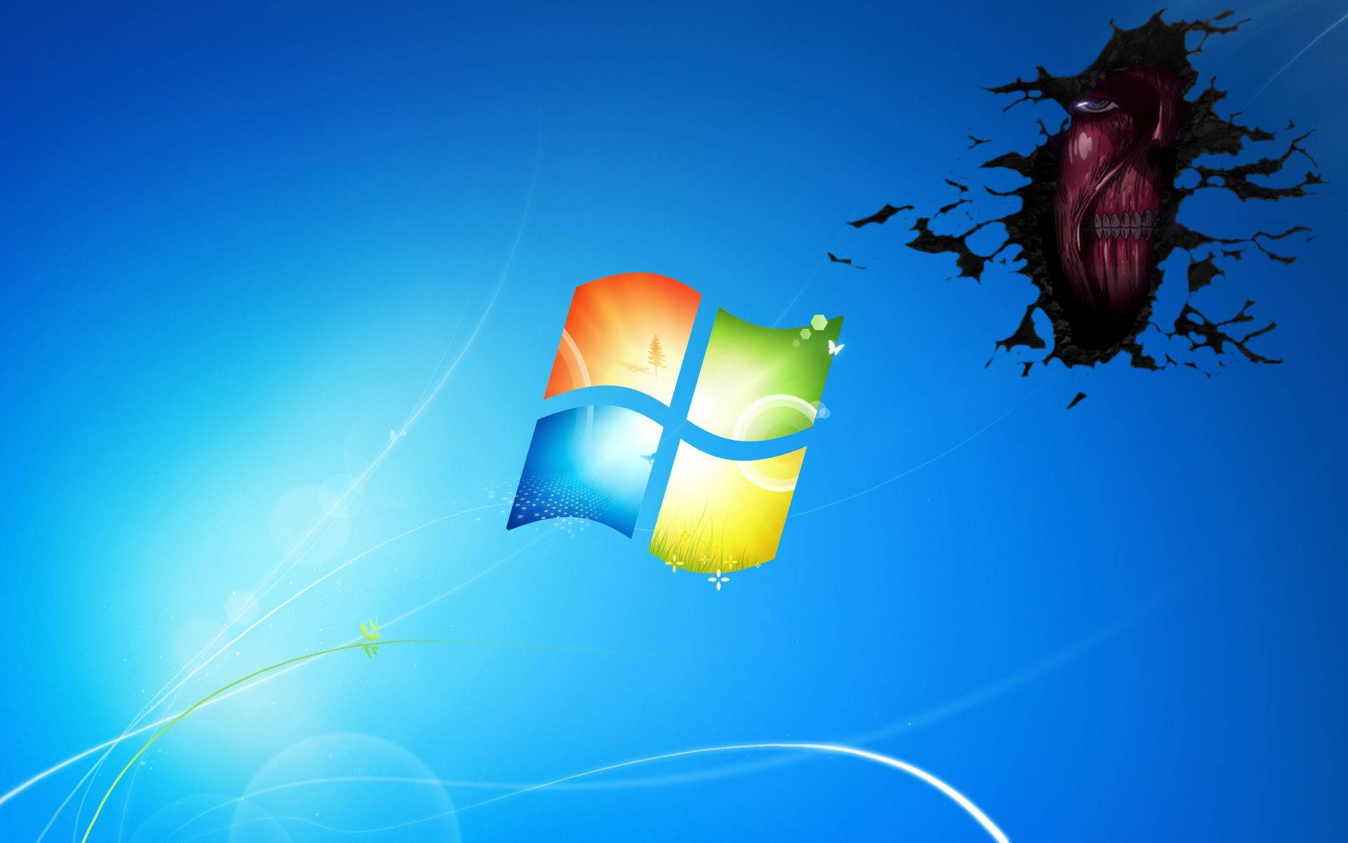 Dercoolste Desktop Für Windows Mit Thanos Wallpaper