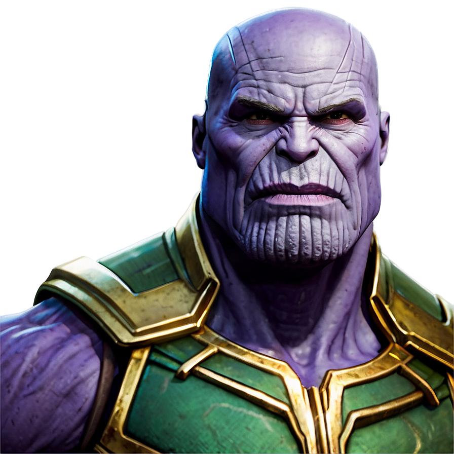 Thanos With Captured Heroes Png Tin PNG