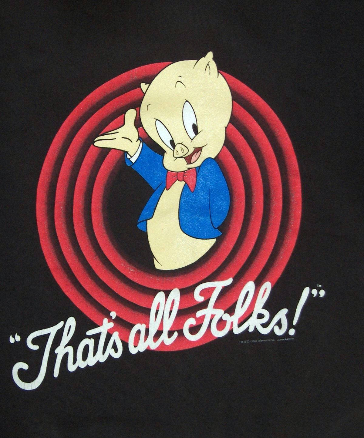 That's All Folks! - Porky Pig. Looney Tunes Wallpaper, Looney Tunes Cartoons, Looney Tunes Show