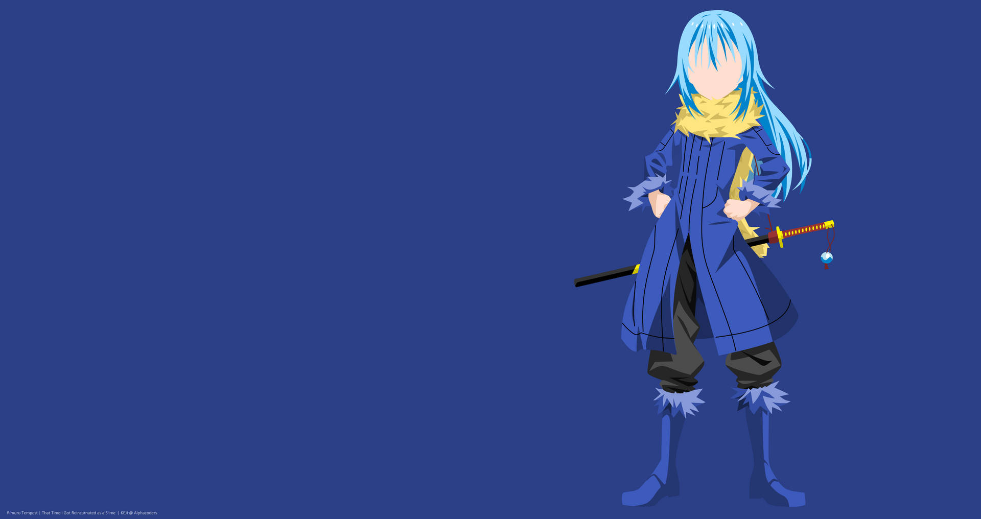 Rimuru, the protagonist of That Time I Got Reincarnated As A Slime Wallpaper