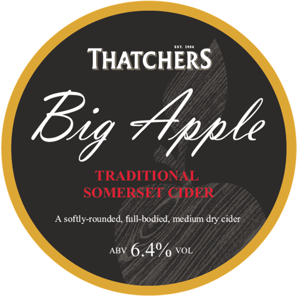 Download Thatchers Big Apple Somerset Cider Label | Wallpapers.com